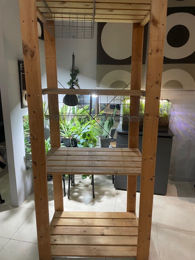 Ikea Hejne Wood Shelf / Rack, Furniture & Home Living, Furniture