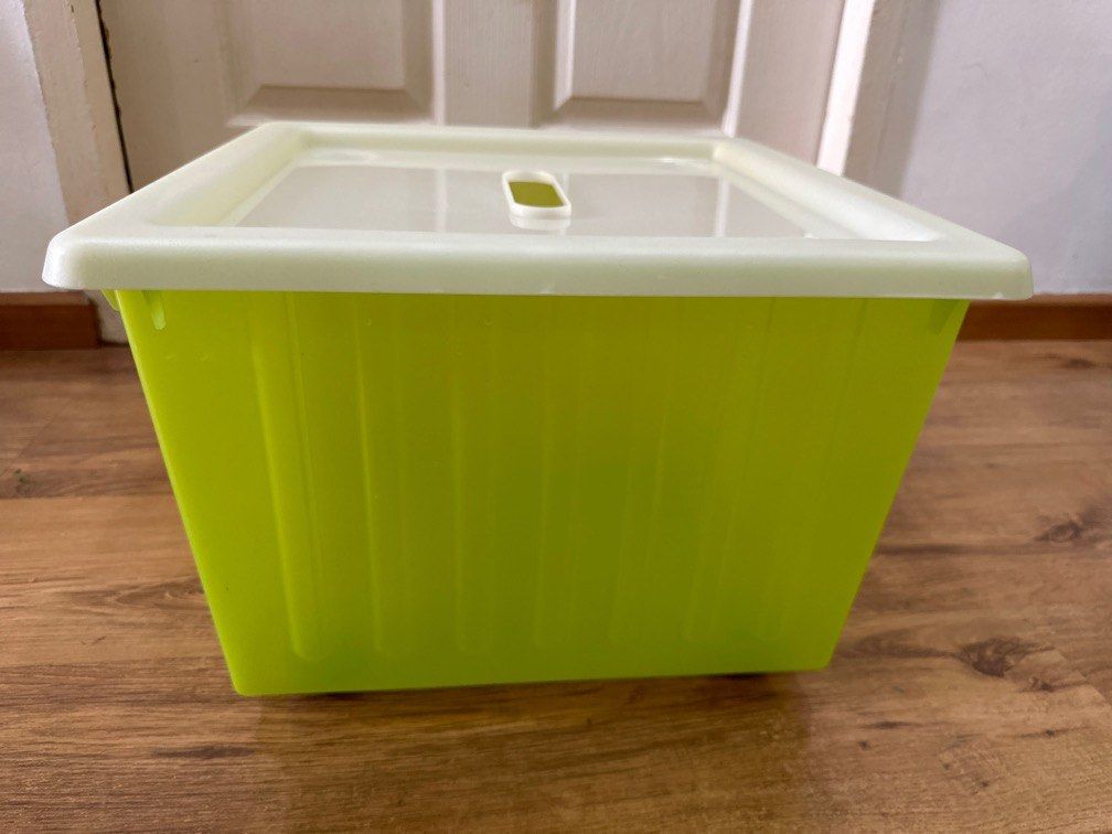 IKEA Vessla Storage Box with Wheels, Furniture & Home Living, Home