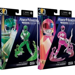 *in stock* Lightning Collection Power Rangers MMPR Remastered Edition Green Pink Ranger
