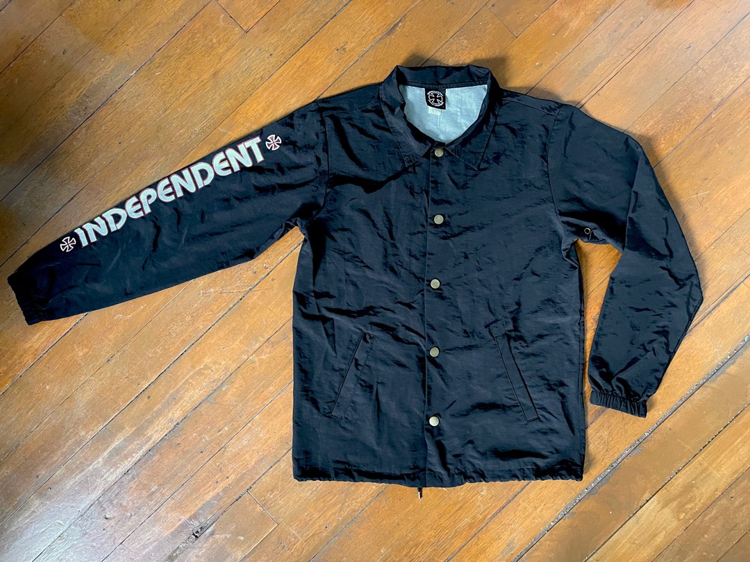 Veste Coupe-vent Independent - Noire, Taille M, Capuche, Logo Foil Truck Co - Occasion