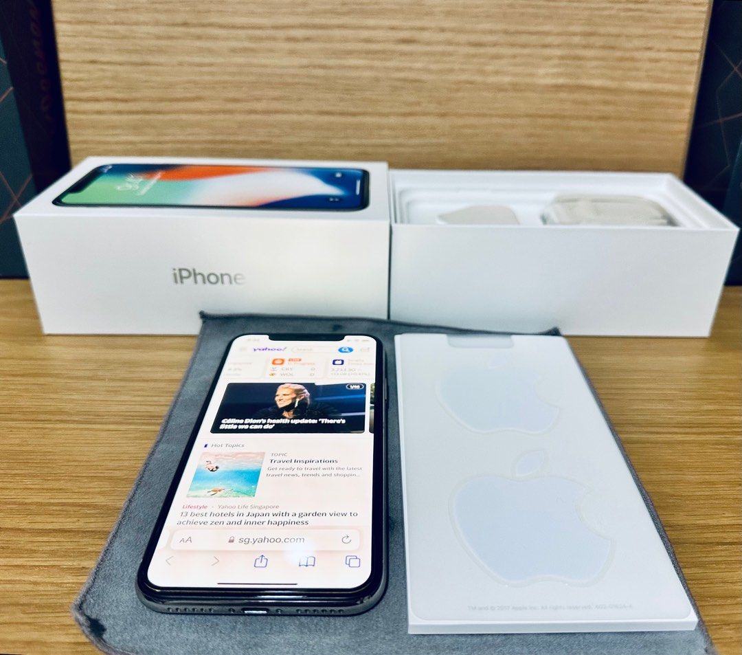 iPhone X Silver 256 GB Y!mobile - スマートフォン本体