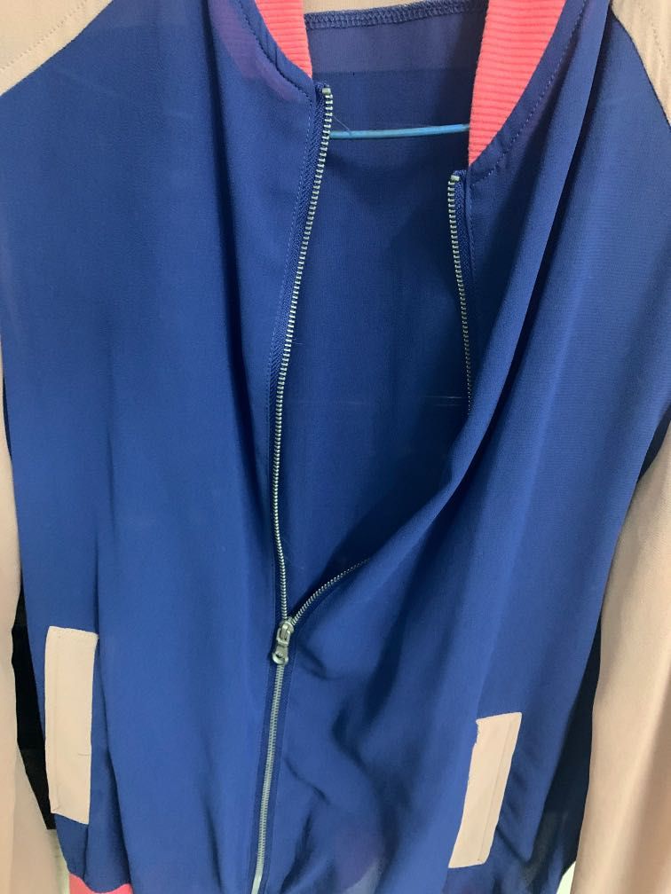 Red sheer new arrivals jacket