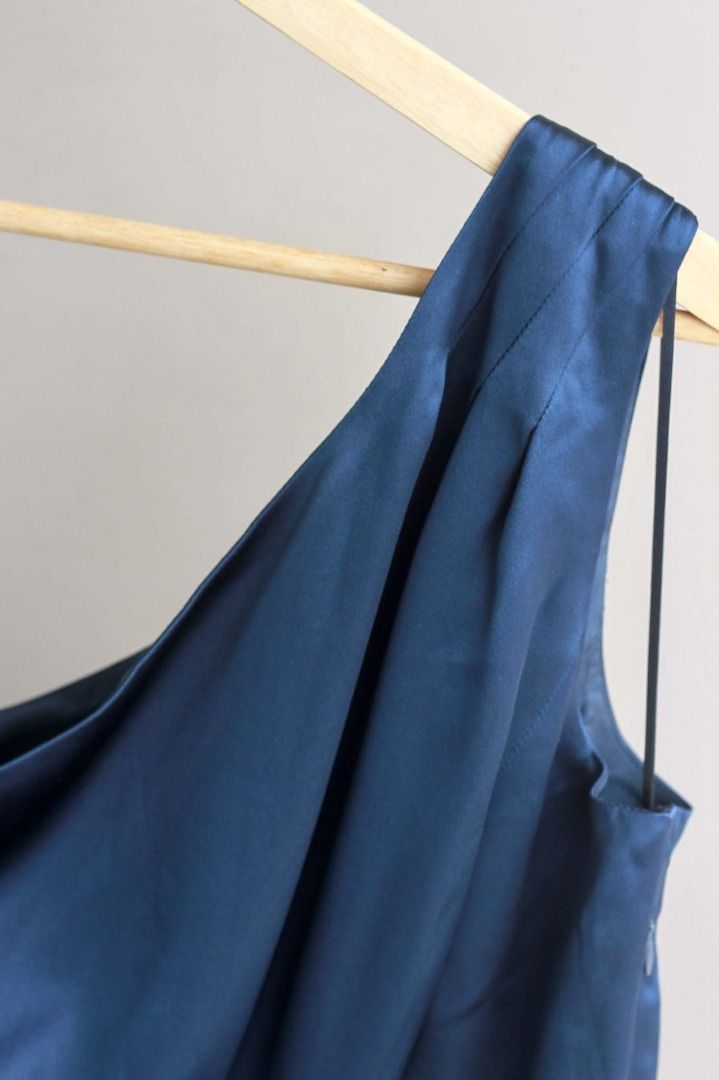 j.crew One-Shoulder Silk Dress, Women's Fashion, Dresses & Sets, Dresses on  Carousell