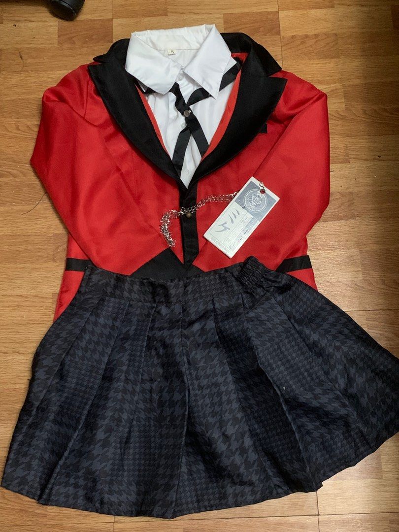 Kakegurui Cosplay, Yumeko Jabami costume, anime girl uniform, Japanese  uniform, Costume, Women's Fashion, Dresses & Sets, Sets or Coordinates on  Carousell