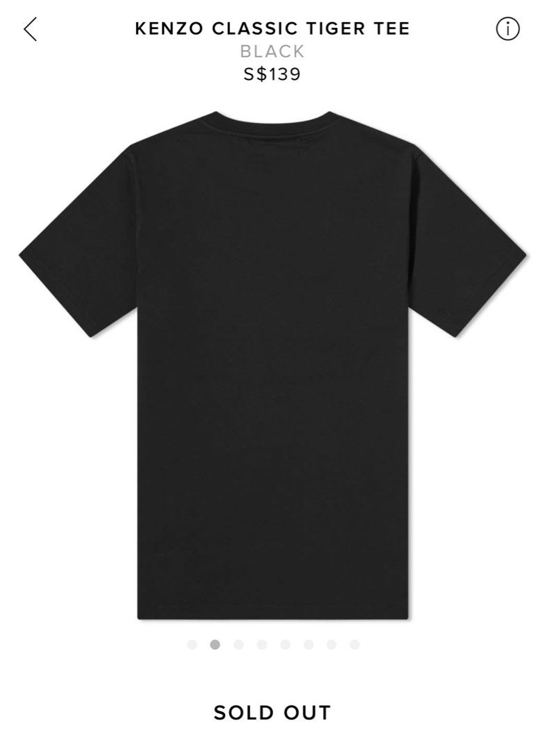 Kenzo blue top tiger t shirt