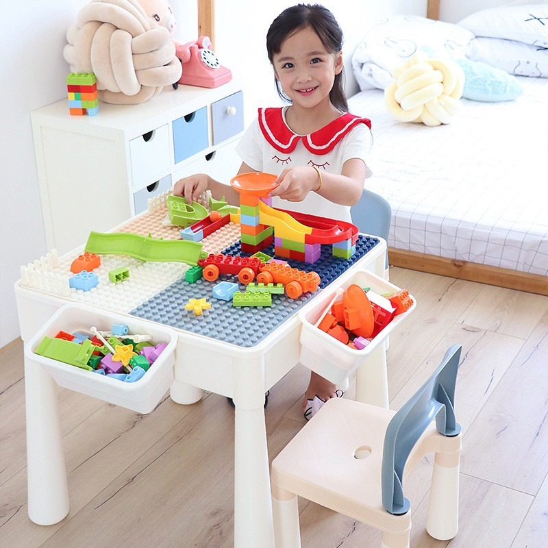 Kids block table on sale