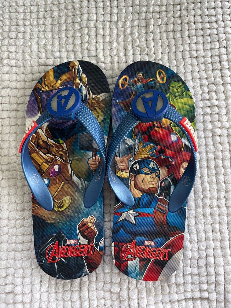 Kids avengers outlet slippers