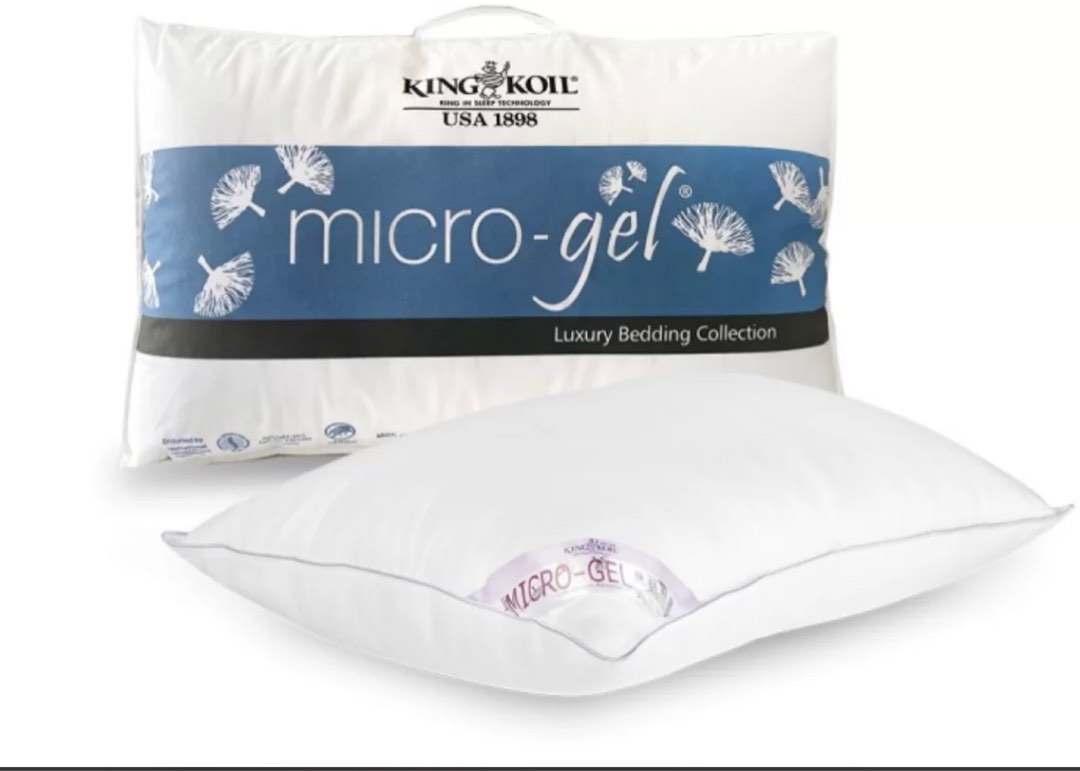 King Koil micro gel pillow x2 Furniture Home Living Bedding