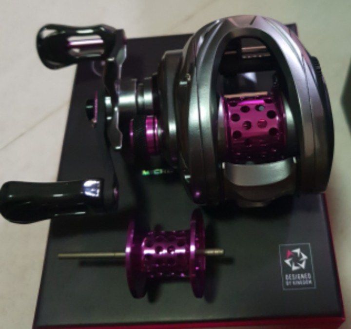 Kingdom Micro Monster bfs reel baitcast fishing luring jigging finesse ...