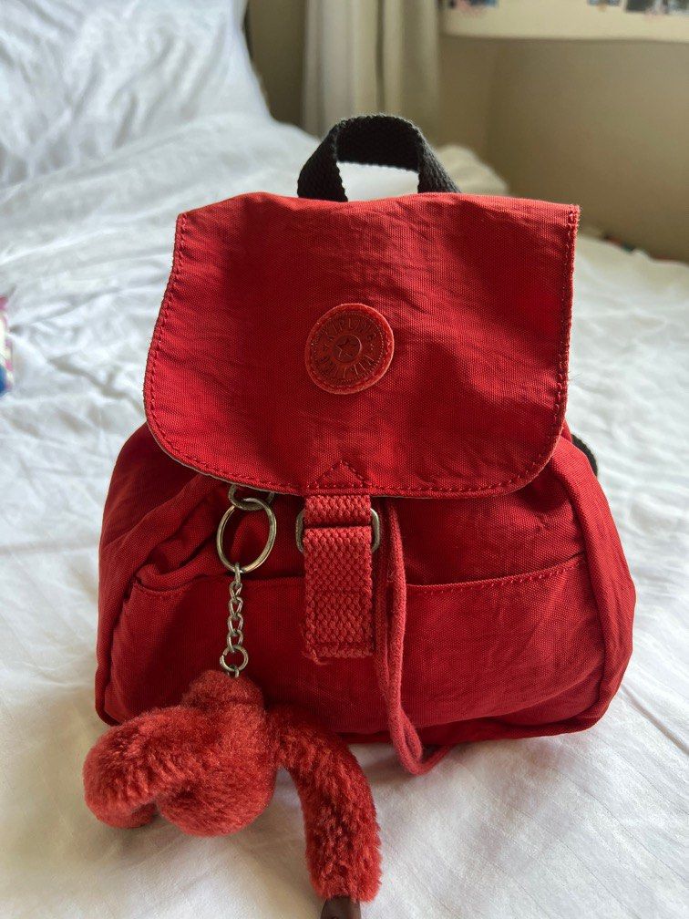 Red mini backpack hotsell