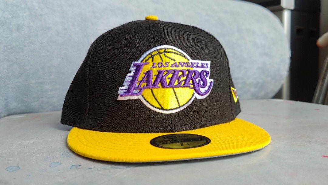 La lakers fitted hat clearance