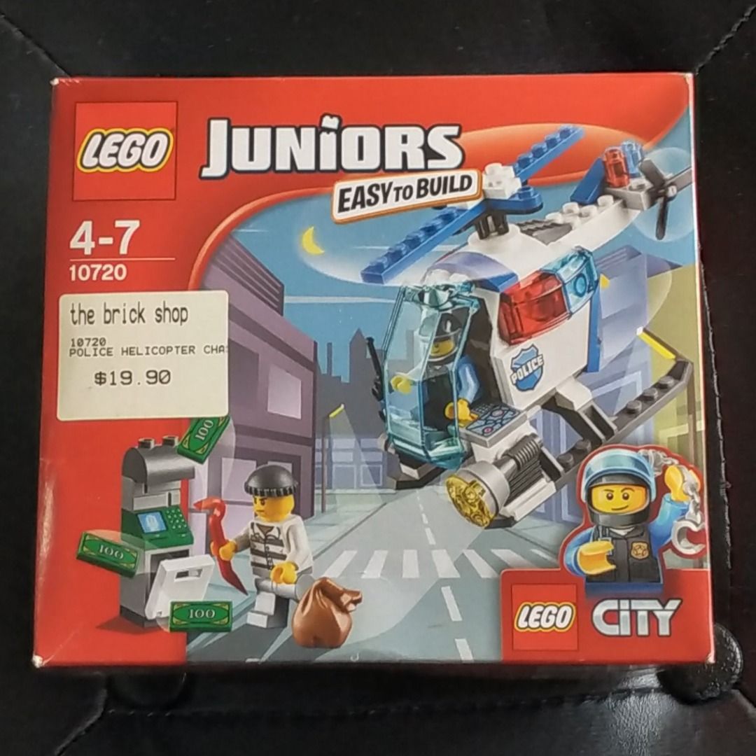 LEGO 10720 Juniors Easy to Build Police Helicopter Chase, Hobbies