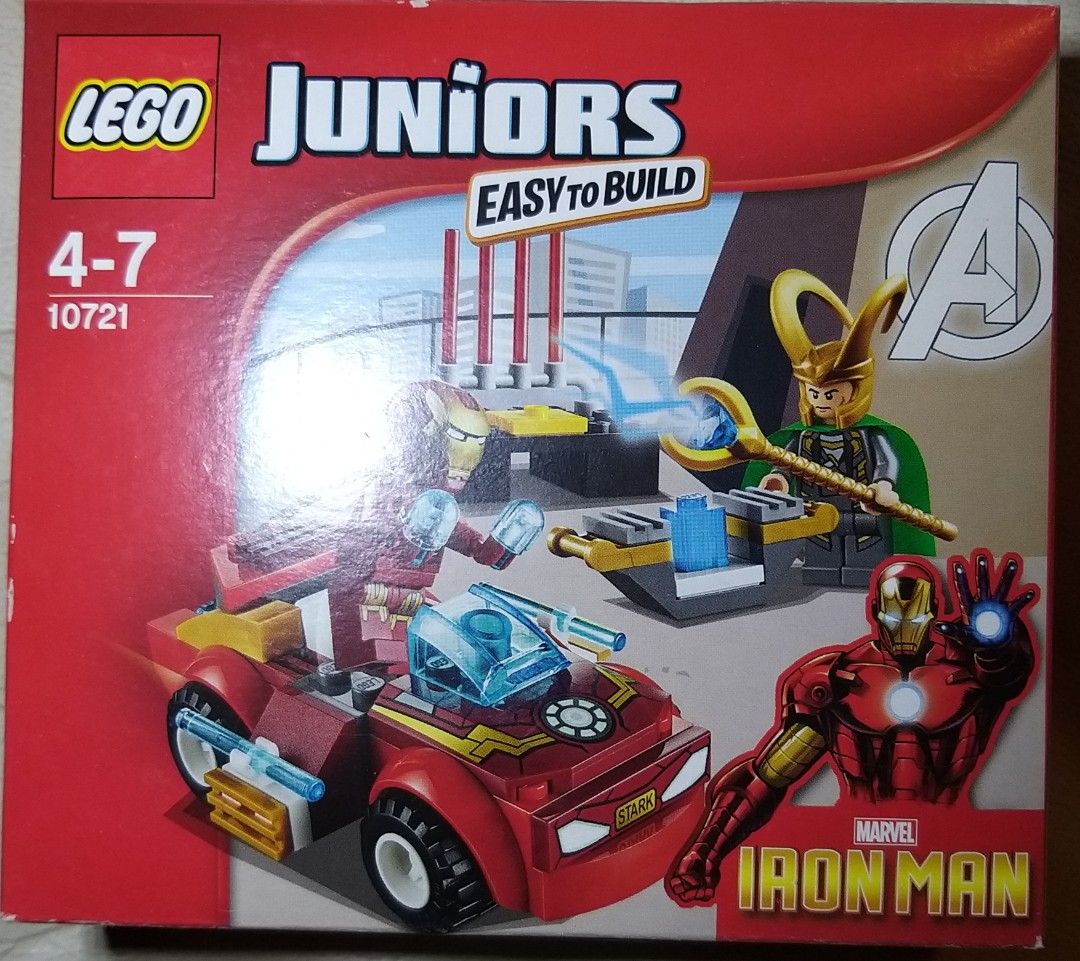 LEGO 10721 marvel iron man ironman 全新行版外盒邊括花勿議價, 興趣