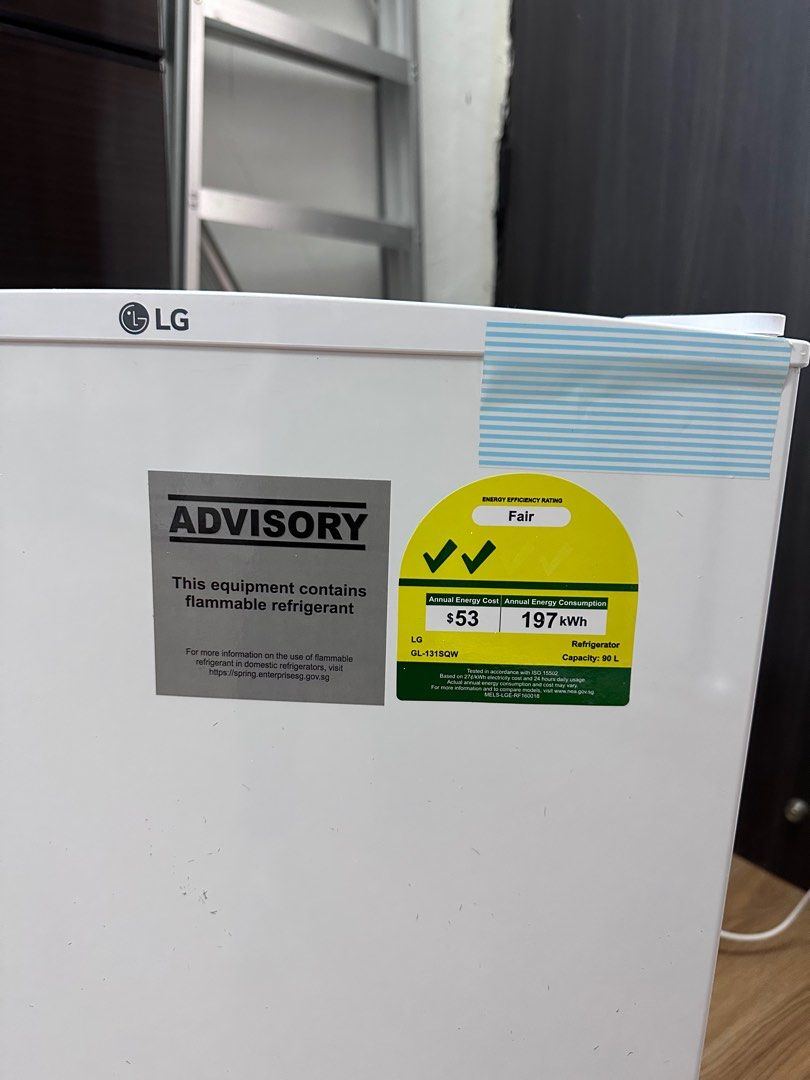LG Mini Refrigerator (90 L Capacity), TV & Home Appliances, Other Home