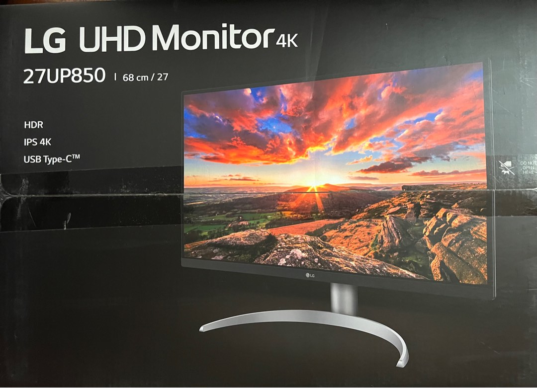 LG 27Up850-W Monitor 27 Inch Uhd (3840 X 2160) Ips Display, Vesa Displayhdr  400, Dci-P3 95% Color Gamut, Usb-C,3-Side Virtually Borderless Display