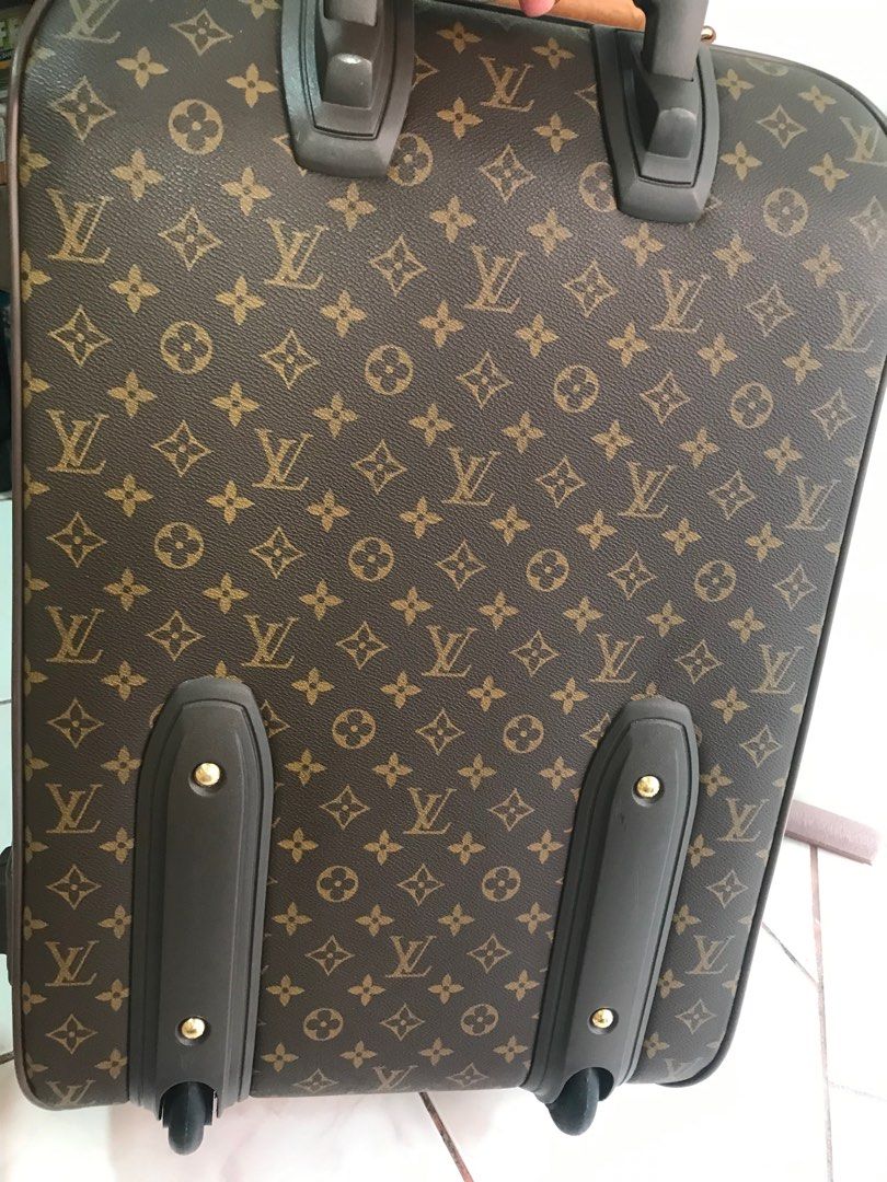 Louis Vuitton Cyan Epi Leather Pegase 45 Suitcase