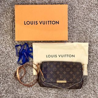 💯 Authentic LV Favourite MM Clutch Bag, Luxury, Bags & Wallets on Carousell