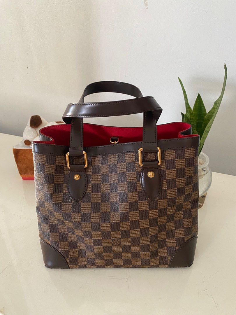 Louis Vuitton LV Hampstead MM Damier Women's  Handbag/Handcarry/Shoulder/Tote/Office/Work/Luggage/Weekend/Travel Bags,  Luxury, Bags & Wallets on Carousell