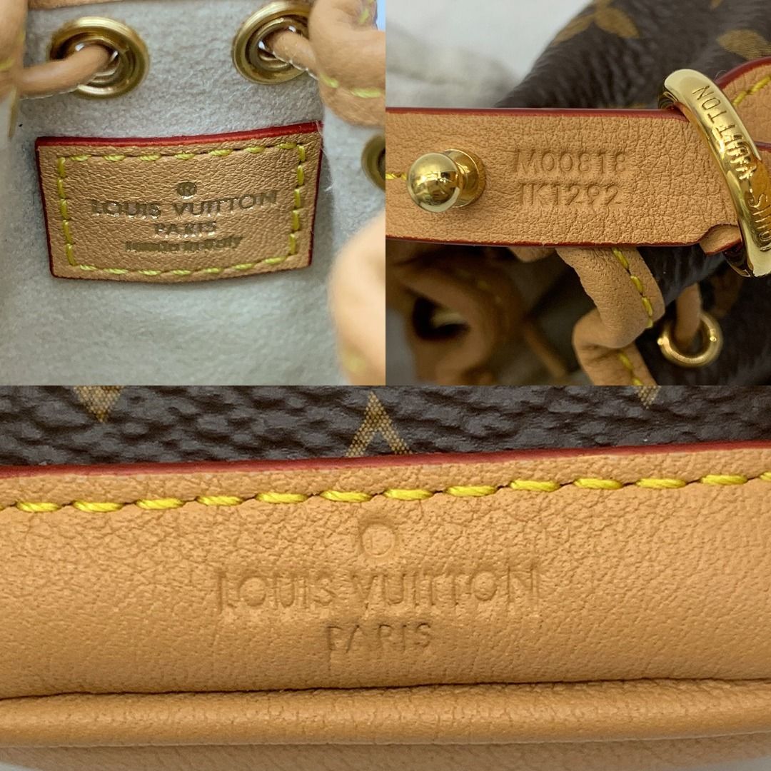 Louis Vuitton Micro Noé Monogram Bag Charm (M00818), with Dust