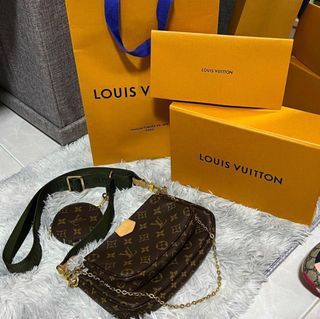 Brand NEW Louis Vuitton x Yayoi Kusama Multi Pochette Accessoires Noir  Fushsia