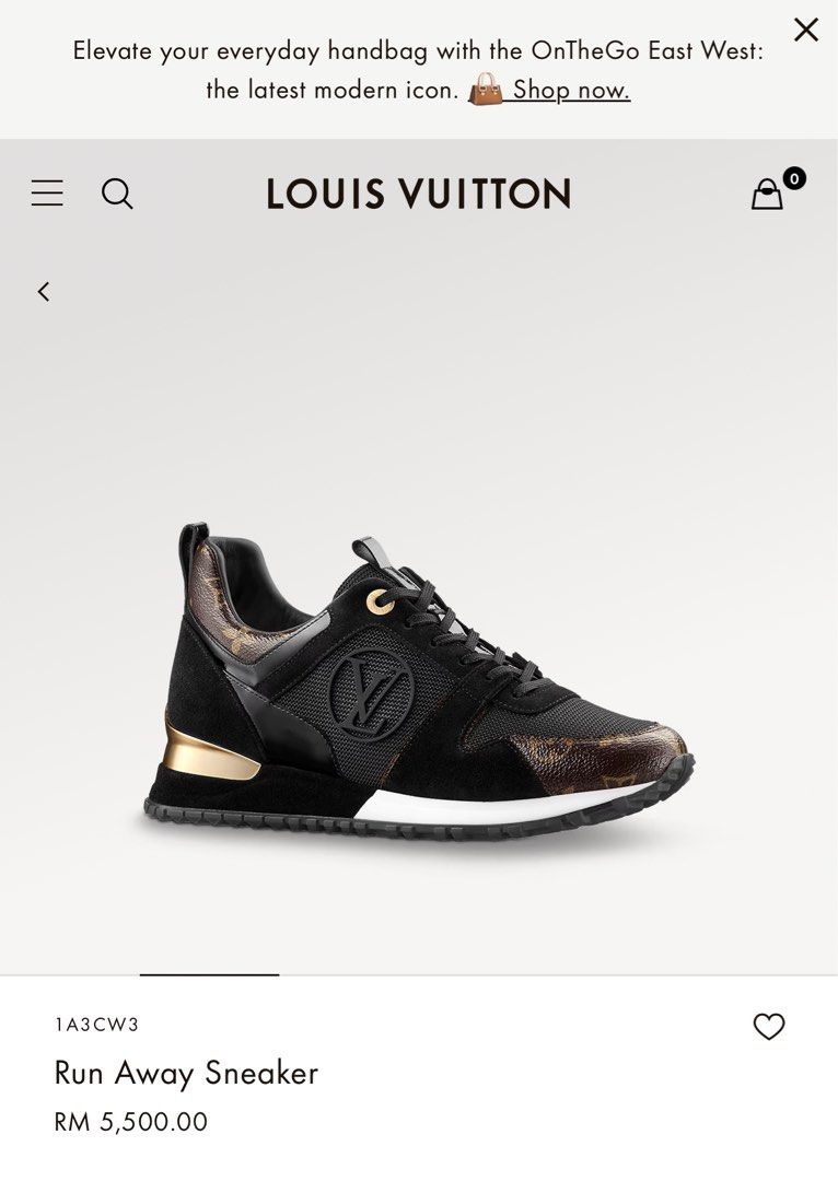 Louis Vuitton “Run Away Sneakers” (Womens), Women's Fashion, Footwear,  Sneakers on Carousell