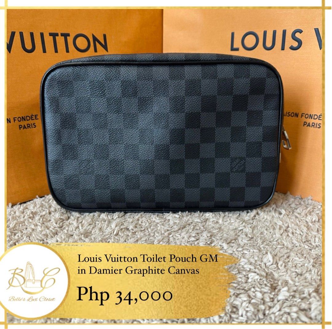 Louis Vuitton Men's Long Wallet in Damier Graphite Canvas, Luxury, Bags &  Wallets on Carousell