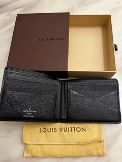 Rarity Louis Vuitton Wallet Tri-Fold Navy Pont Neuf Compact