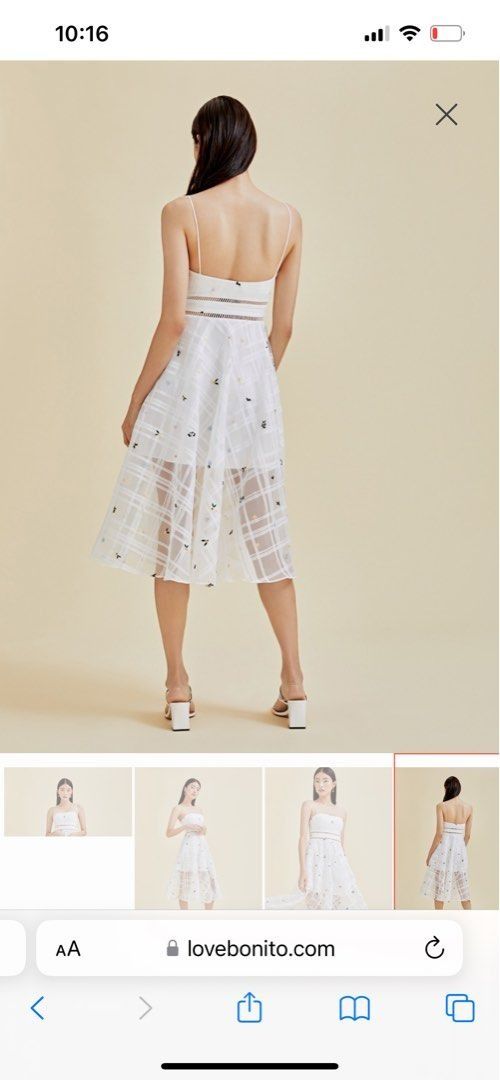 henley organza midi dress Love Bonito Henley Organza Midi Dress, Women's Fashion, Muslimah Fashion,  Dresses on Carousell