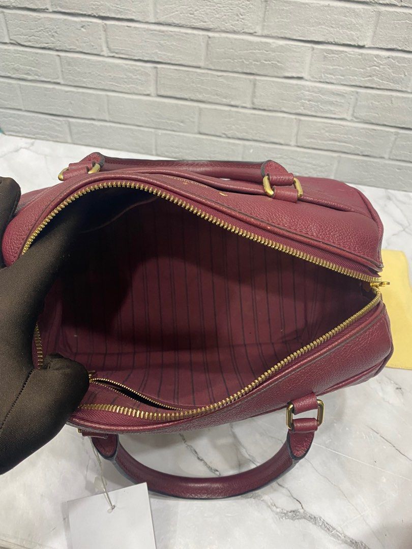 Louis Vuitton 2016 Raisin Empreinte Speedy 25 Bandouliere