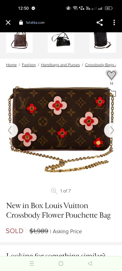 Louis Vuitton Vintage Flower Bag - 3 For Sale on 1stDibs  louis vuitton  bag with flowers, louis vuitton flower purse, lv flower purse