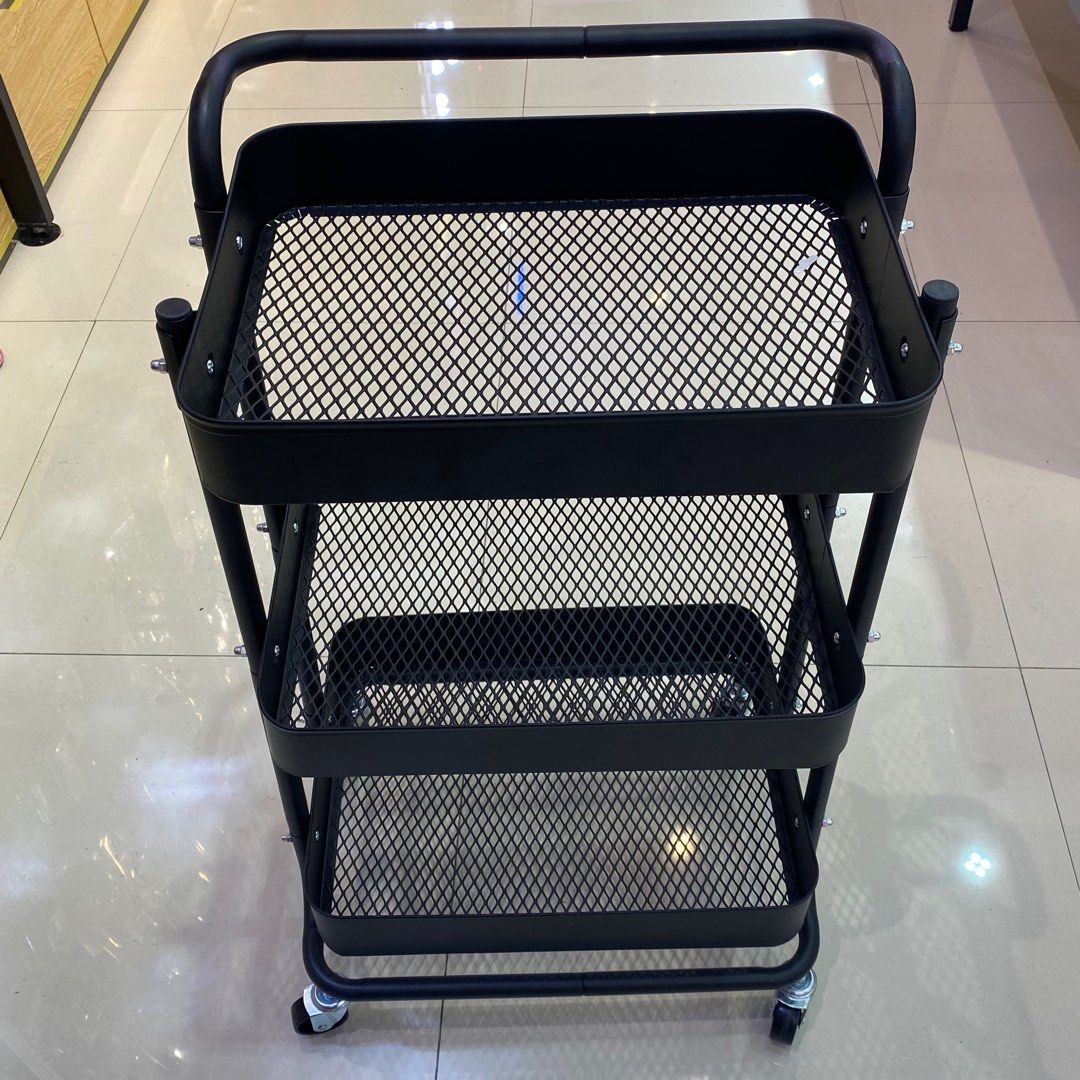 M20001 Thre Tier Trolley Storage Blck 74102716 (Category: Storage Boxes & Baskets) located in Paranaque City. Submitted by gladkingphilippines (Listing ID 1252671777, Image 1). Description: .