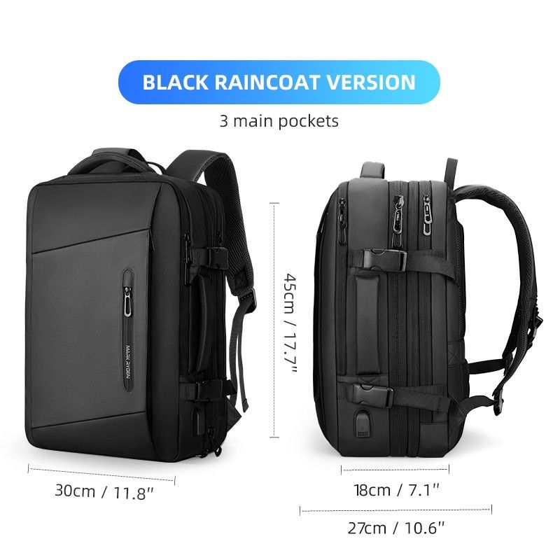 Mark ryden multifunction usb charging men 15inch laptop backpacks for teenager fashion male mochila travel store backpack anti thief