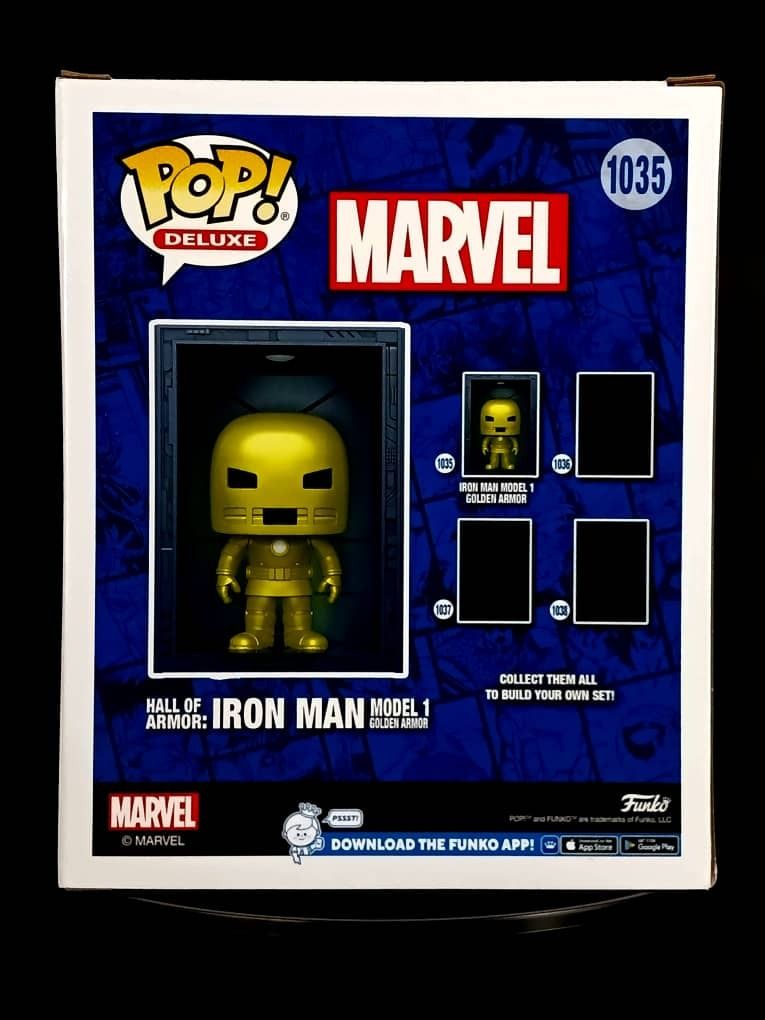 Marvel Iron Man Hall of Armor Iron Man Model 1 Deluxe Funko Pop! Vinyl  Figure - Previews Exclusive, Hobbies & Toys, Toys & Games on Carousell