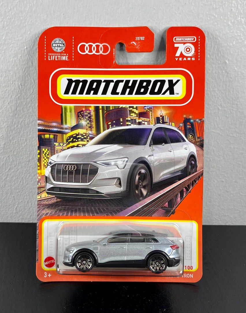 Matchbox “Audi E-Tron” Diecast Model Car (Category: Vehicle & Diecast Models) located in Quezon City. Submitted by nej2368 (Listing ID 1252681306, Image 1). Description: For sale: Matchbox “Audi E-Tron” Diecast Model Car 1:64 scale Diecast with plastic parts. 💯% Authentic. MOC. In great excellent condition. Actual photo posted. What you see is what you get. Mode of payment: - BPI or BDO (Bank deposit/transfer) - Gcash - COD via Grab/Lalamove Pab
