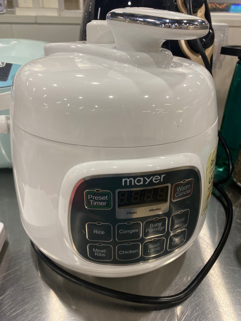Mayer pressure hotsell cooker mmpc1650 manual
