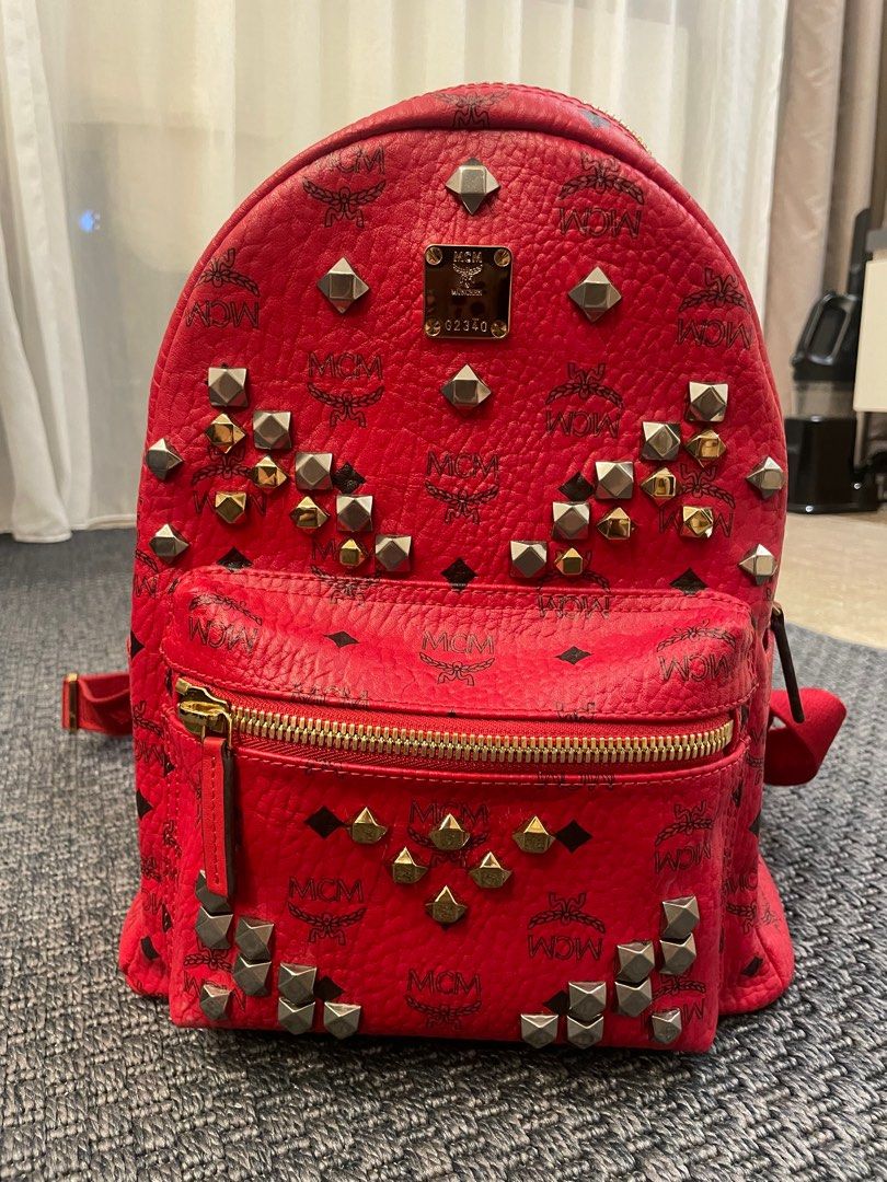 Ruby red best sale mcm bag