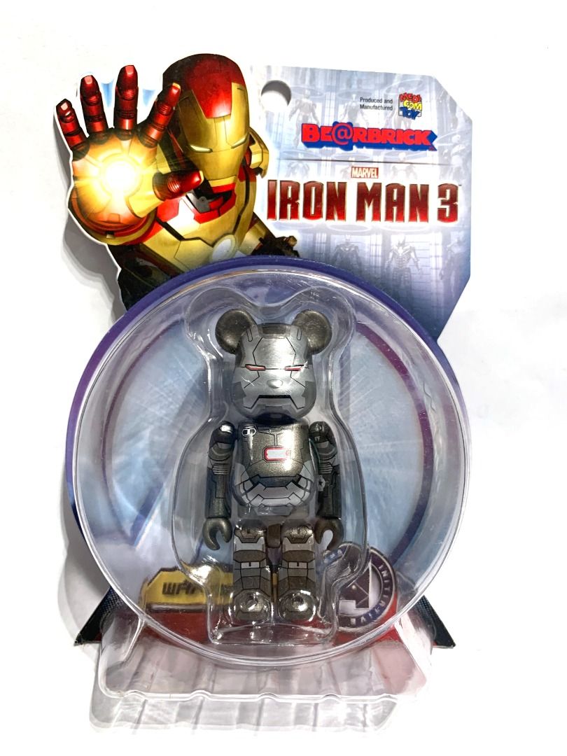 Medicom Ironman Iron man War Machine 100% be@rbrick Bearbrick