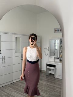 Mermaid Dress / Midi Dress / Brokat Dress / Lace Dress / MDS Dress