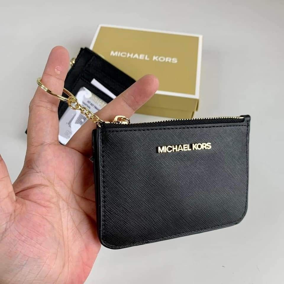 Michael kors jet set travel small top zip coin pouch outlet