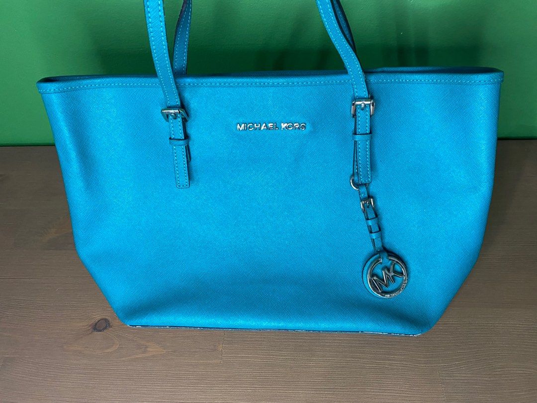 Michael kors turquoise bag on sale