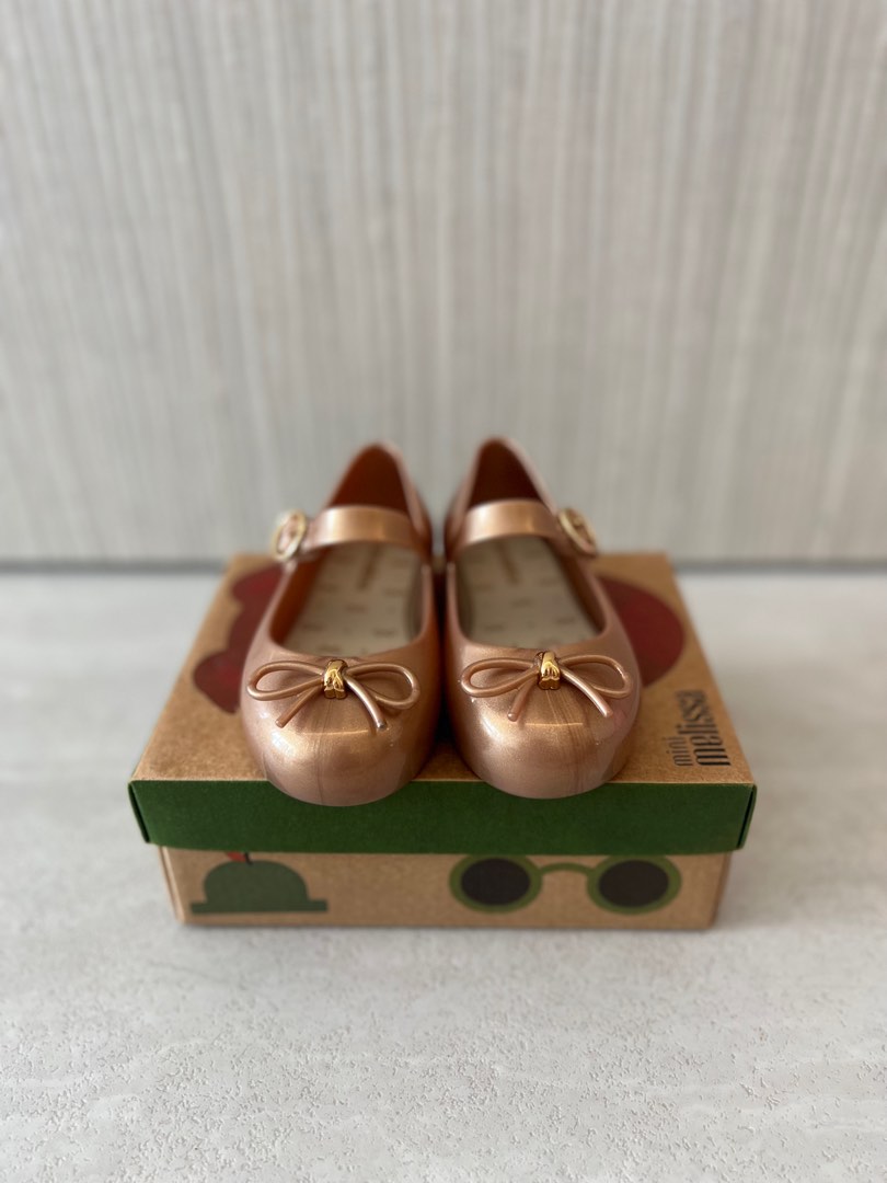 Gold melissa shoes online