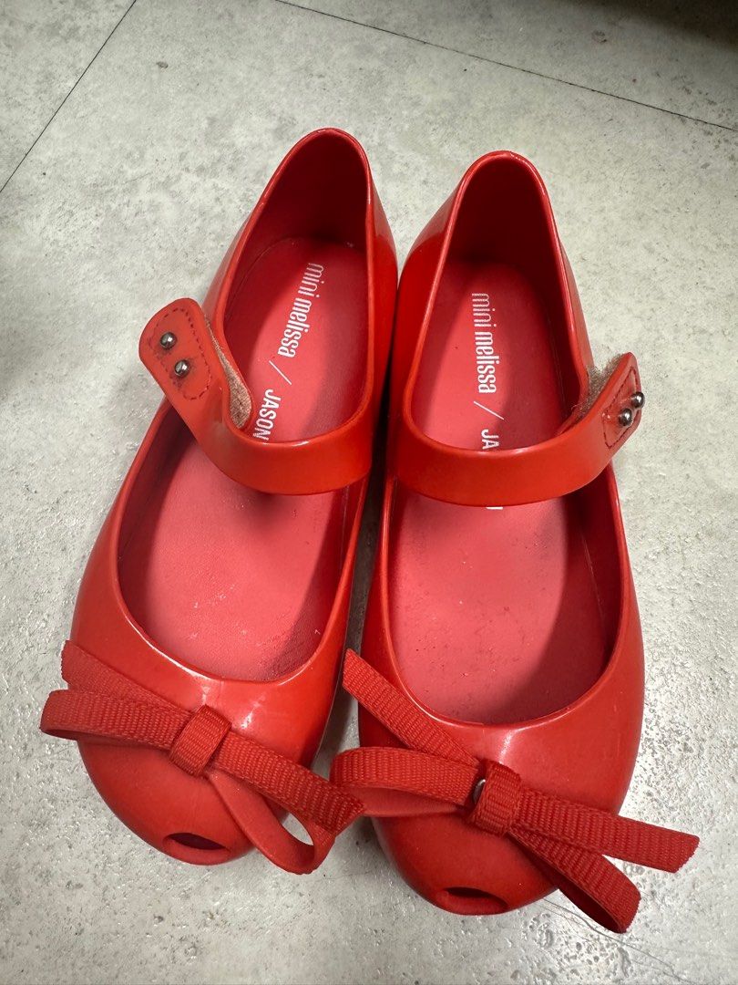 Mini Melissa x Jason Wu red shoes