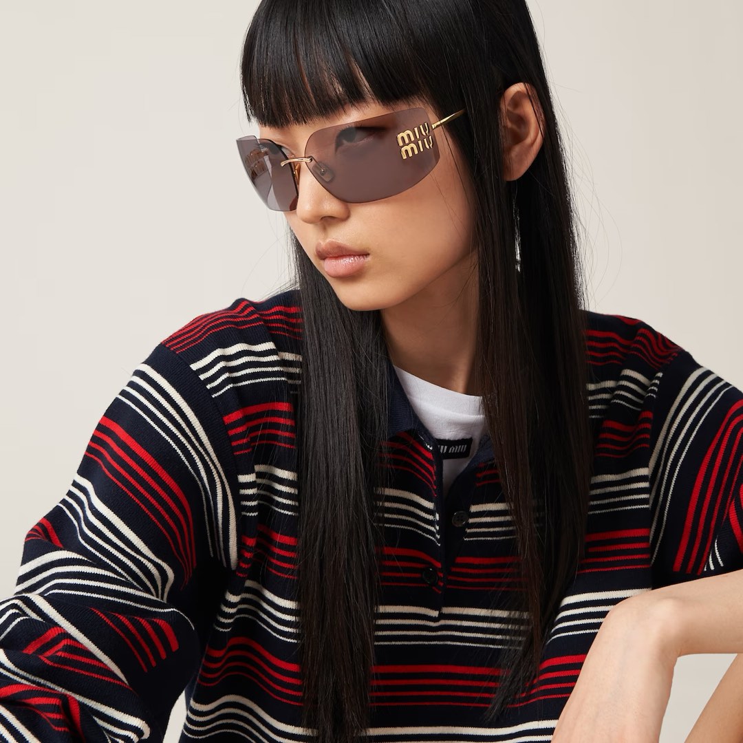 Miu miu clearance sunglasses pearl