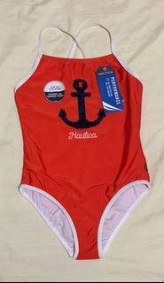 Nautica Fiery Red Swimsuit for kids