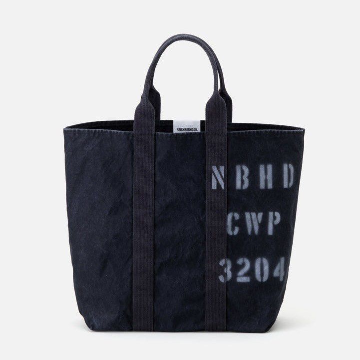 Neighborhood Canvas Tote Bag Black, Men's Fashion, Bags