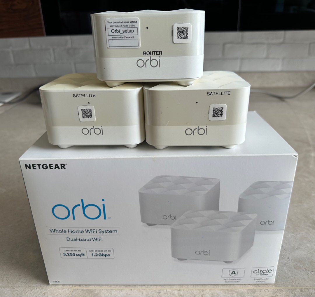Netgear Orbi RBR10, Computers & Tech, Parts & Accessories, Networking ...