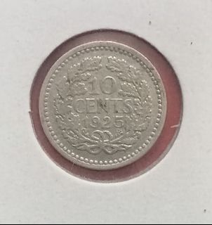 Netherlands 10 cent silver 1925