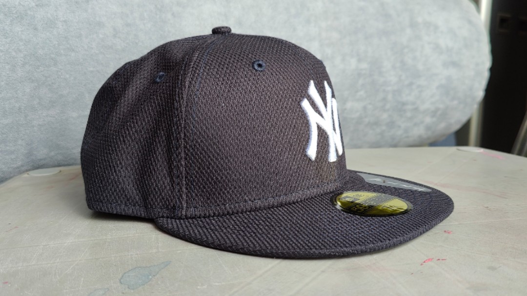 New Era New York Yankees Diamond Era Gray 9Forty Snapback Hat, CURVED HATS, CAPS