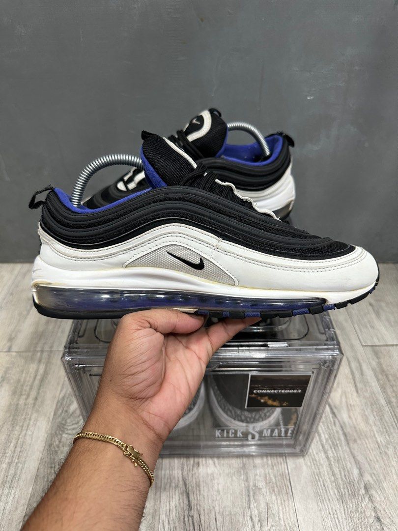Air max 97 white black persian deals violet (gs)
