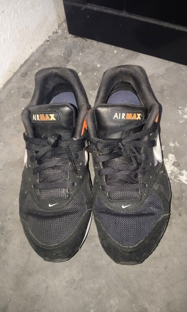 Nike air max 27 black orange discount